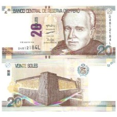 Peru  20 Soles 2018 FE P-193b