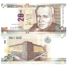 Peru  20 Soles 2018 FE P-193b