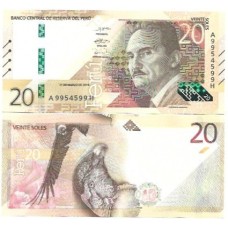 Peru  20 Soles 2019 FE P-197a