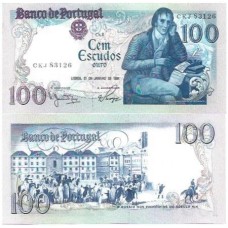 Portugal 100 Escudos Ouro 1984 FE P-178c4