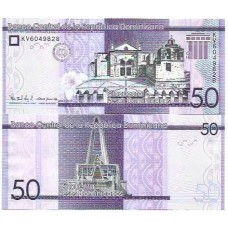 Rep Dominicana 50 Pesos Dominicanos 2019 P-189e Fe