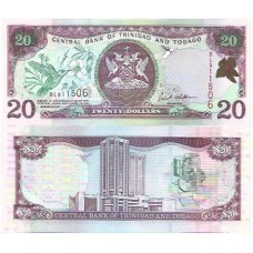 Trinidad & Tobago 20 Dollars 2002 FE P-44b