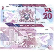Trinidad & Tobago 20 Dollars 2020 FE P-63 Polím