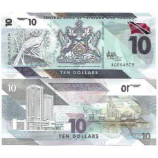 Trinidad & Tobago 10 Dollars 2020 FE P-62 Polím