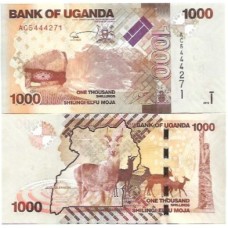 Uganda 1.000 Shillings 2010 FE P-49a