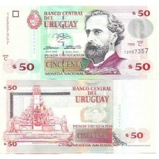 Uruguai 50 Pesos 2003 FE P-84 Uruguai 50 Pesos 2003 FE P-84