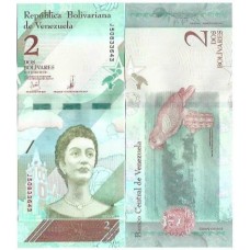 Venezuela 2 Bolívares 2018 FE P-101a