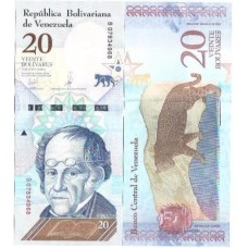 Venezuela 20 Bolívares 2018 FE P-104a