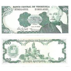 Venezuela 20 Bolivares 1995 FE P-63e