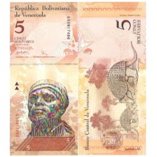 Venezuela 5 Bolívares 2007 FE P-89b