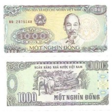 Vietnã Viet Nam 1.000 Dông 1988 P-106a1 FE