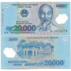 Vietnã Viet Nam 20.000 Dông 2020 P-120k FE Polím