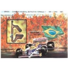 2S - SB B075 Bloco 1988 F-1 Nelson Piquet Campeão Mint