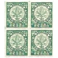 1S - SC C-0135 Qdr 1ª Reunião Sulamericana Botânica 1939 Mint