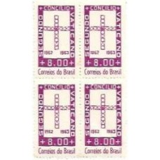 1S - SC C-0486 Qdr 21º Consílio Ecumênico Vaticano II 1963 Mint