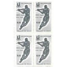 1S - SC C-0496 Qdr Jgs Universitários Porto Alegre/RS 1963 Mint
