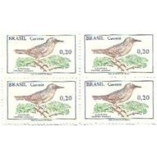 1S - SC C-0601 Qdr Pássaros Br, Uirapuru 1968 Mint
