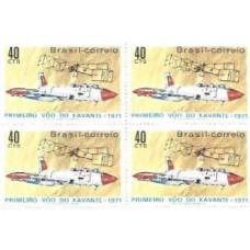 1S - SC C-0705 Qdr 1º Vôo Xavante 1971 Mint