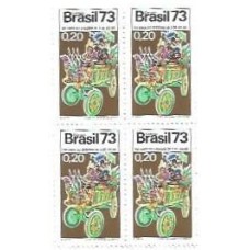 1S - SC C-0785 Qdr Acontecim Históricos, Carreta 1973 Mint