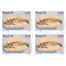 1S - SC C-0897 Qdr Arqueologia Br, Peixe Fóssil 1975 Mint