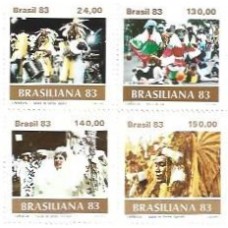 1S - SC C-1305/08 Série Carnaval Brasileiro 1983 Mint