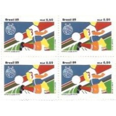 1S - SC C-1662 Qdr Clubes Futebol Br III , Bahia 1989 Mint