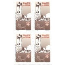1S - SC C-1810 Qdr Homenagem Bombeiros Voluntários 1992 Mint