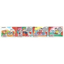 1S - SC C-1851/54 Serie Turma Mônica, 150 Anos Olhos Boi 1993 Mint