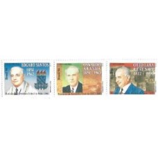 1S - SC C-1903/05 Série Personalidades Edgard/Oswaldo/Otto 1994 Mint