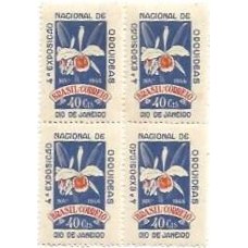 1S - SC C-0224 Qdr 4ª Exp Nac Orquídeas RJ 1946 NM
