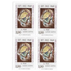 1S - SC C-0649 Qdr 10ª Bienal São Paulo, O Peixe 1969 Mint