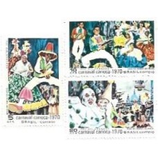 1S - SC C-0662/63/64 Carnaval Carioca 1969 Mint Ver Descrição