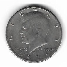 ZM - 50 Cents EUA, USA, ½ ( Half ) Dollar 1971 Kennedy Nova
