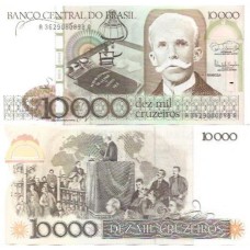 Brasil C-171 10.000 Cruzeiros 1985 SOBFE